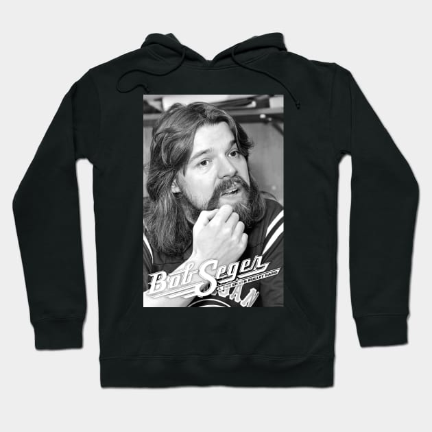 Bob seger Legend Rock And Roll Hoodie by bodisemok